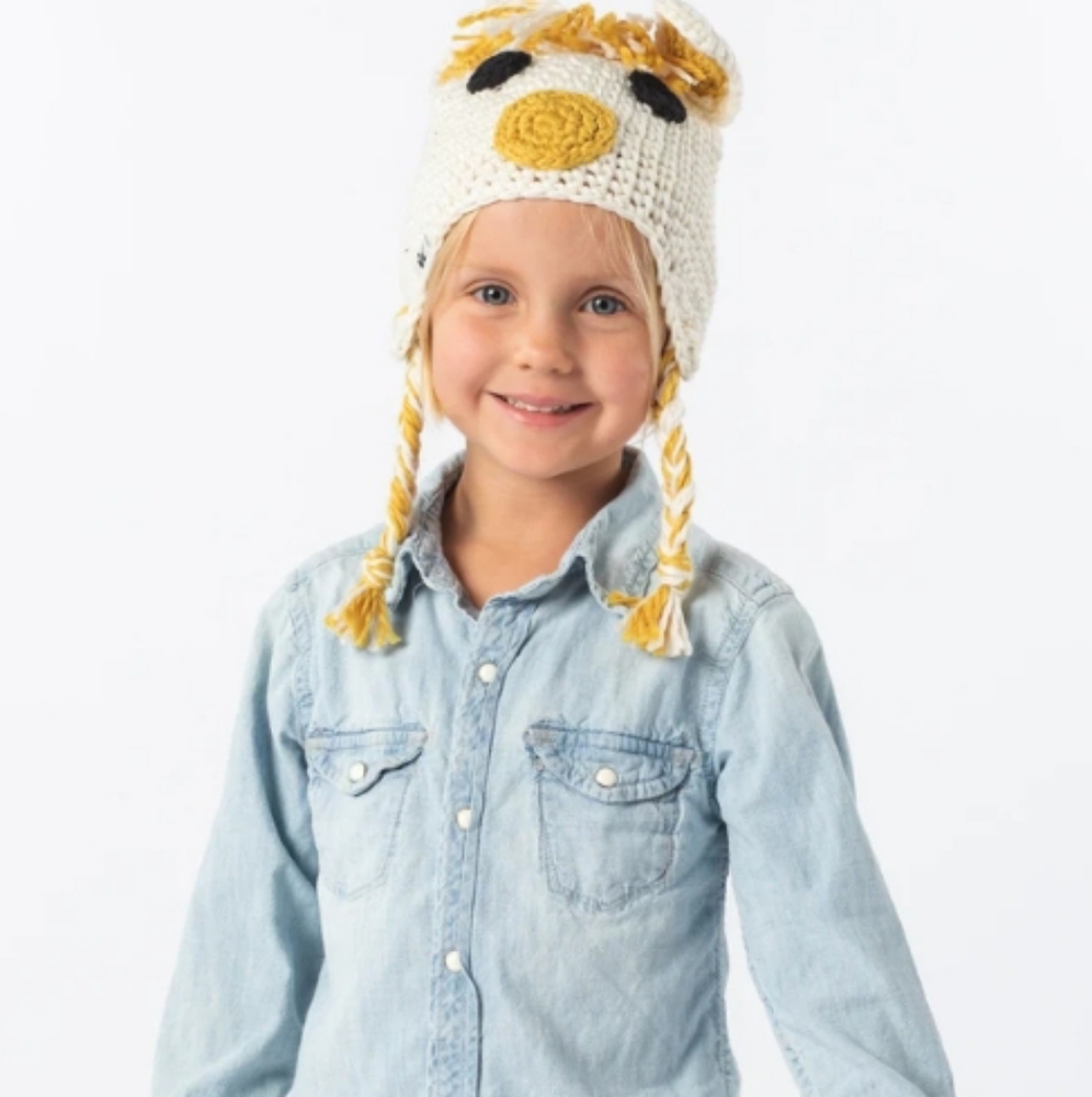 Krochet Kids Hand-Signed Eco Alpaca Beanie New With Tag